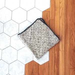 Handmade Oatmeal baby blanket